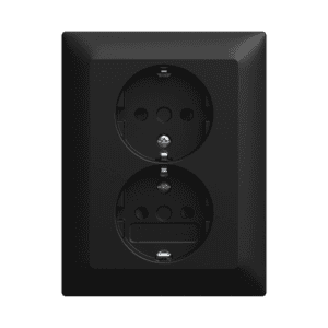 SCHUKO® Doppelsteckdose volle Abdeckung - Safety+ ohne Spreize 202 EUJRB-915 Busch Jaeger 2TKA00005988