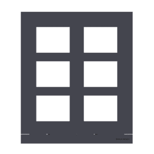 Frontplatte Audio, 2/3, anthrazit 41396CF-B-03 Busch Jaeger 2TMA220160B1009