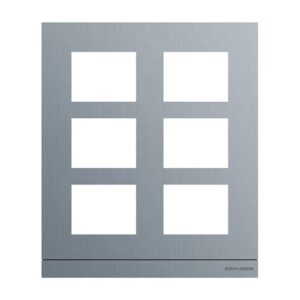 Frontplatte Audio, 2/3, edelstahl 41396CF-S-03 Busch Jaeger 2TMA220160X0003