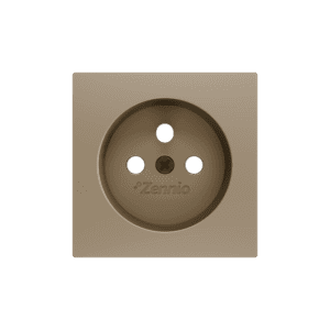 ZS55. Französische Steckdosenabdeckung 55x55 mm - Champagne Zennio 830000604
