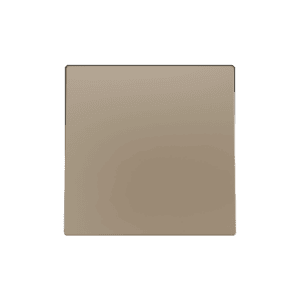 ZS55. Einfachschalterabdeckung 55x55 mm - Champagne Zennio 830001704