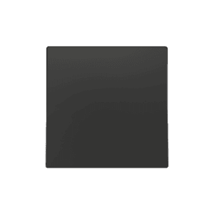 ZS55. Einfachschalterabdeckung 55x55 mm - Schwarz Zennio 830001705