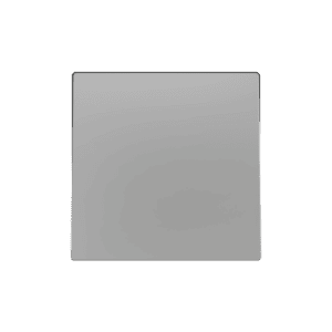 ZS55. Einfachschalterabdeckung 55x55 mm - Silber Zennio 830001706