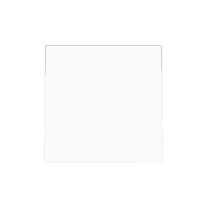 ZS55. Einfachschalterabdeckung 55x55 mm - Weiß matt Zennio 830001709