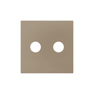 ZS55. Abdeckung für Chinch-Einsatz 55x55 mm - Champagne Zennio 830002304