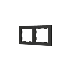 ZS55. Rahmen - 2 Module - Schwarz Zennio 980000205