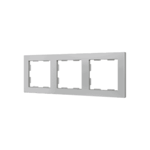 ZS55. Rahmen - 3 Module - Silber Zennio 980000306