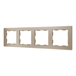 ZS55. Rahmen - 4 Module - Champagne Zennio 980000404