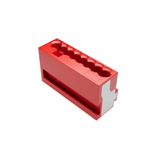 MICRO-Verbindungsdosenklemme, 8-fach. Rot Zennio 9900016