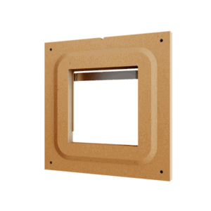 Montageplatte für Trockenbauwand für Flat X et IWAC Display Zennio ZACFLFT