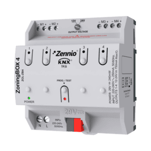 KNX Klimaaktor für AC Klimasysteme mit Zonenregelung 4 Zonen Zennio ZCL-ZB4