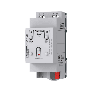 FANinBOX 110V 1CH. Controller f. Deckenventilatoren 3-Stufen @110VAC Zennio ZCLFB110C1