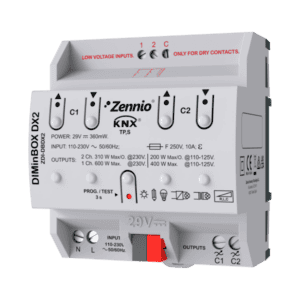KNX Universal Dimmaktor DIMinBOX DX2 2 Kanäle Zennio ZDI-DBDX2