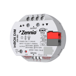 KNX Universal Dimmaktor inBOX DIM für Unterputzmontage 1 Kanal Zennio ZDI-IBD