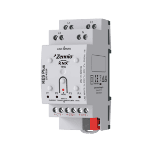 KNX Strom- und Energieverbrauchsmessung bei ein- und dreiphasigen Netzen mit Speicherfunktionen Zennio ZIO-KESP
