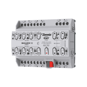 MAXinBOX 12. KNX Multifunktionsaktor mit KNX Secure - 12 Ausgänge 16 A Zennio ZIOMB12