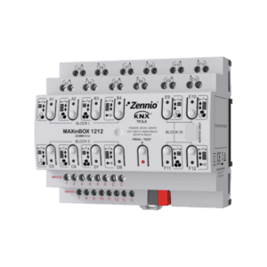 MAXinBOX 1212. KNX Multifunktionsaktor mit KNX Secure - 12 Ausgängen a 16A und 12 A/D Eingängen Zennio ZIOMB1212