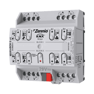 MAXinBOX 8 v4. KNX Multifunktionsaktor mit KNX Secure - 8 Ausgänge 16  A Zennio ZIOMB8V4