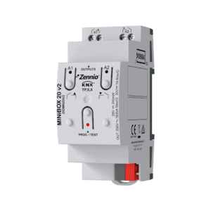MINiBOX 20 v2. KNX Multifunktionsaktor mit KNX Secure - 2 Ausgänge 16 A Zennio ZIOMN20V2
