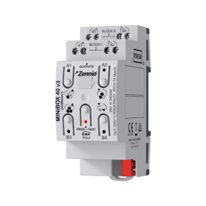 MINiBOX 40 v3. KNX Multifunktionsaktor mit KNX Secure - 4 Ausgänge 16 A Zennio ZIOMN40V3