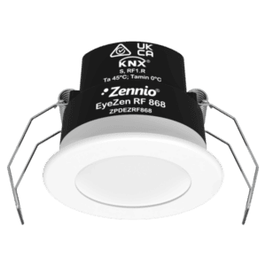 EyeZen RF 868. KNX RF Bewegungsmelder für Deckenmotage (868 MHz) - Weiß. Zennio ZPDEZRF868W