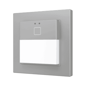 Presentia W1 v2. KNX Bewegungsmelder für Wandmontage - 1 Taste - Silber Zennio ZPDW1V2S