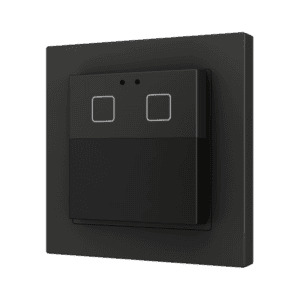 Presentia W2 v2. KNX Bewegungsmelder für Wandmontage - 2 Tasten - Schwarz Zennio ZPDW2V2A