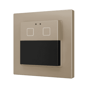 Presentia W2 v2. KNX Bewegungsmelder für Wandmontage - 2 Tasten - Champagne Zennio ZPDW2V2C