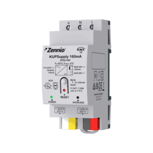 KUPSupply 160mA. KNX Universalspannungsversorgung 160mA plus 29VDC zusätzliche Hilfsspannung Zennio ZPSU160