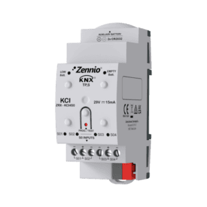 Schnittstelle für bis zu vier Verbrauchsmesser (Smartmeter) mit S0-Ausgang Zennio ZRX-KCI4S0