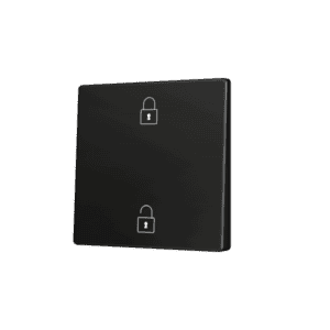 ZS55. Tasterabdeckung für Soft KNX Einfachtaster 55x55 mm. Obere&untere Betätigung - Schwarz - Custom Design. Minimum: 100 Einheiten pro Design Zennio ZS55CSOFT12AC