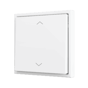 ZS70. Soft Einfachtaster für 2 Binäreingänge 70x70 mm – Silber Zennio ZS701PB2S