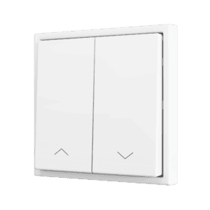 ZS70. Soft Doppeltaster für 2 Binäreingänge 70x70 mm – Silber Zennio ZS702PB2S