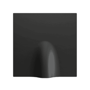 ZS70. Kabelauslass-Abdeckung 70x70 mm - Schwarz Zennio ZS70CCOA