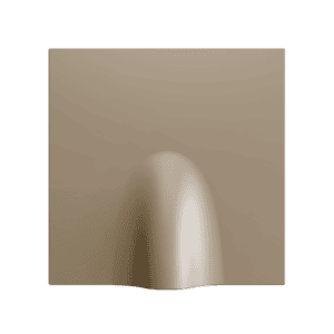 ZS70. Kabelauslass-Abdeckung 70x70 mm - Champagne Zennio ZS70CCOC