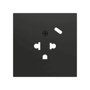 ZS70. Euro-Amerikanische Steckdosenabdeckung mit USB C 70X70 mm - Schwarz Zennio ZS70CEUA1USA