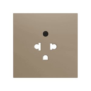 ZS70. Euro-Amerikanische Steckdosenabdeckung 70X70 mm - Champagne Zennio ZS70CEUAC