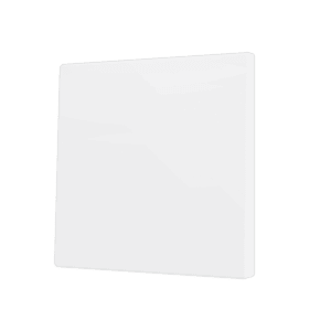 ZS70. Tasterabdeckung für Soft KNX Einfachtaster 70x70 mm. Druck nach unten - Mattweiß Zennio ZS70CSOFT11MW