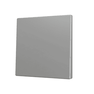 ZS70. Tasterabdeckung für Soft KNX Einfachtaster 70x70 mm. Druck nach unten - Silber Zennio ZS70CSOFT11S