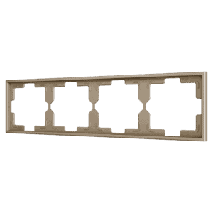 ZS70. Rahmen - 4 Module - Champagne Zennio ZS70FM4C