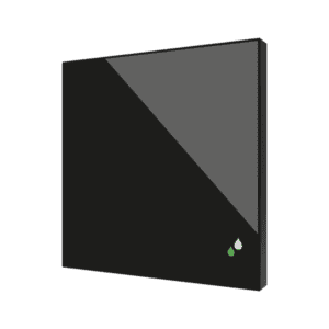 Flat Sensato v2. KNX Feuchtigkeits- und Temperatursensor für Unterputzmontage - Schwarz Zennio ZSFSENV2A