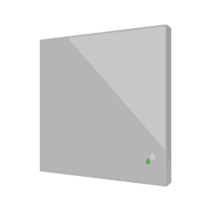 Flat Sensato v2. KNX Feuchtigkeits- und Temperatursensor für Unterputzmontage - Silber Zennio ZSFSENV2S