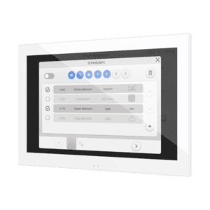 Z100. Kapazitives Farb 10" - Touchpanel. PC-ABS-Rahmen - Weiss. Zennio ZVIZ100W