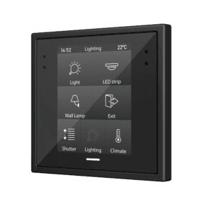 Z28. Kapazitives Touchpanel 2.8" Display für 70x70 Rahmen - Schwarz (Rahmen nicht inkl.) Zennio ZVIZ28A