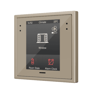 Z28. Kapazitives Touchpanel 2.8" Display für 70x70 Rahmen - Champagne (Rahmen nicht inkl.) Zennio ZVIZ28C