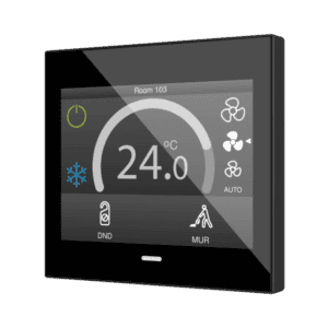Z35 v3. Kapazitives Touchpanel - Schwarz Zennio ZVIZ35V3A
