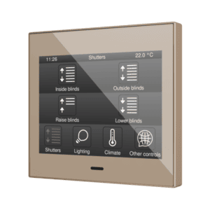 Z35 v3. Kapazitives Touchpanel - Champagne Zennio ZVIZ35V3C