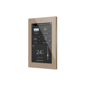 Z50. Kapazitives Farb 5" - Touchpanel - Champagne. Zennio ZVIZ50C