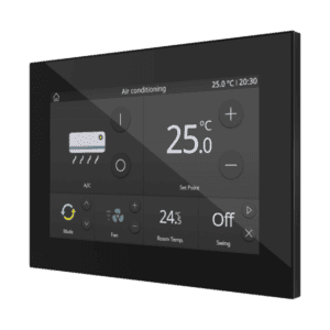 KNX Touchpanel 7" kapazitiv scharz Z70 V2 ZENNIO ZVIZ70V2A