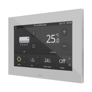 Z70 v2. Kapazitives Farb 7" - Touchpanel - Silber.  Zennio ZVIZ70V2S